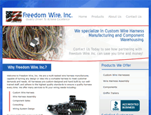 Tablet Screenshot of freedomwireinc.com